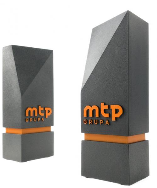 Statuetki wykonane na zamówienie MTP GRUPA na potrzeby Międzynarodowych Targów Poznańskich.